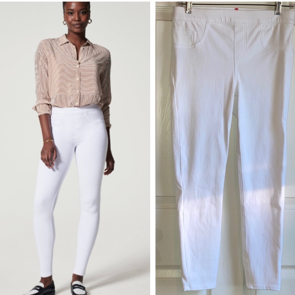 Spanx Stretch Jeans Jeggings White sz Medium